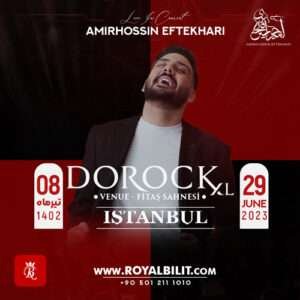 Buy Concert Tickets in Turkey خرید بلیط کنسرت konser fesival etkinlik biletleri کنسرت امیر حسین افتخاری