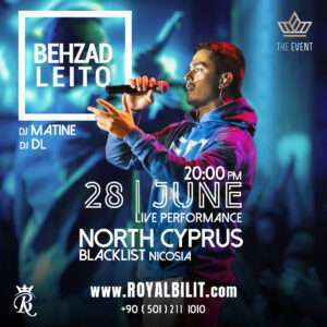 Buy Concert Tickets in Turkey خرید بلیط کنسرت konser fesival etkinlik biletleri کنسرت بهزاد لیتو BEHZAD LEITO