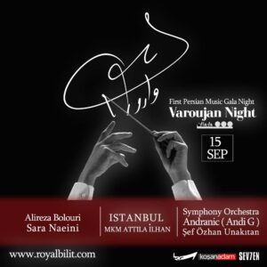 VAROUJAN NIGHT 15 SEPTEMBER ISTANBUL Varujan Gecesi Istanbul Turkiye 15 Eylul