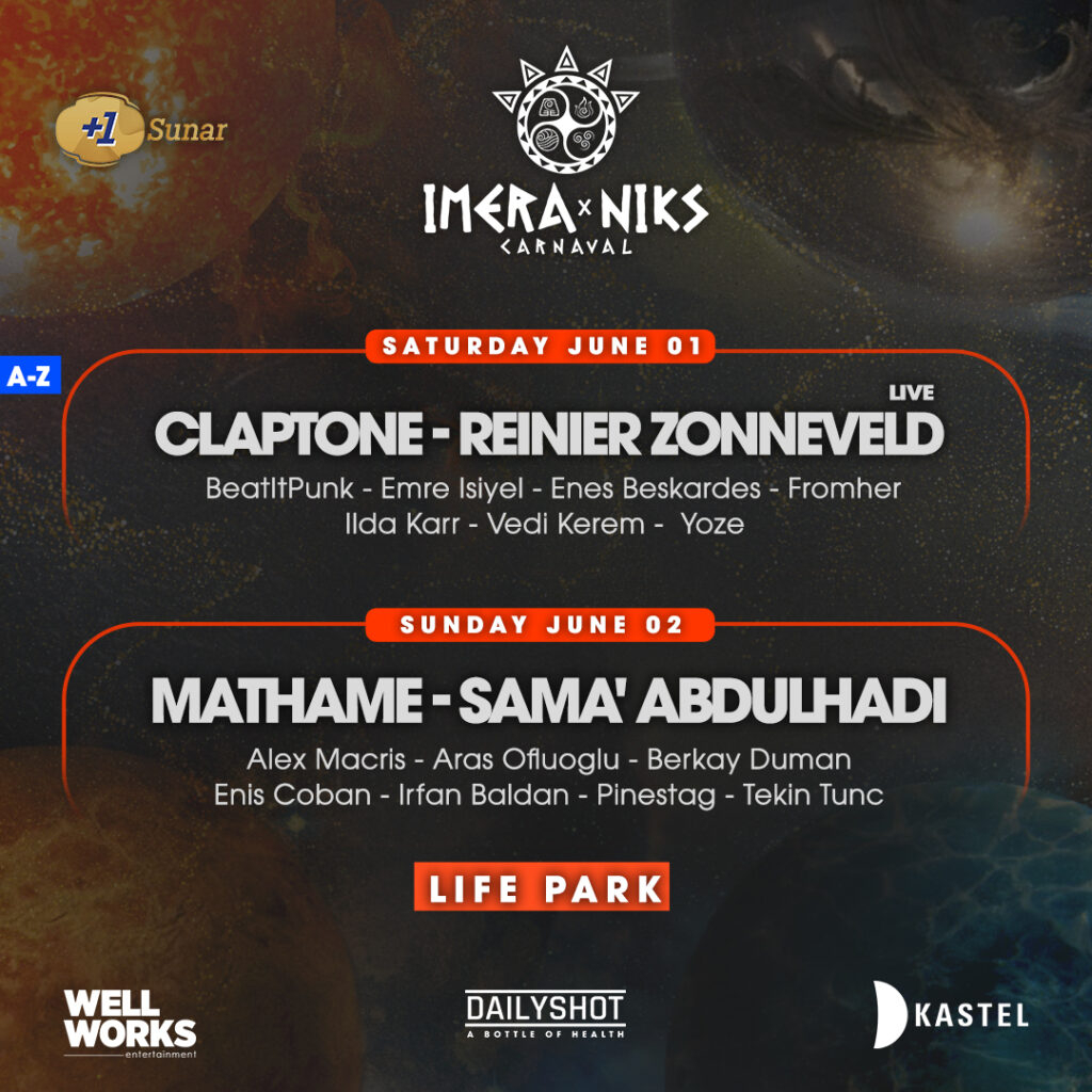 Imera & Niks Carnaval Life park 1 & 2  june saturday